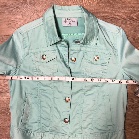INDIGO SAINTS cropped Jacket - Picture 11 of 11